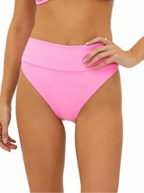 Beach Riot Pink Bikini Highway Bottom Rose NEW Free People Size Medium